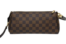 画像をギャラリービューアに読み込む, 極美品 LOUIS VUITTON ルイヴィトン エヴァ ショルダーバッグ N55213 ダミエ エベヌ ブラウン ゴールド金具 中古 4b009545