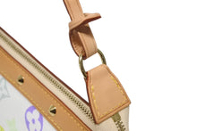 画像をギャラリービューアに読み込む, 新品同様 LOUIS VUITTON ルイヴィトン ポシェット アクセソワール アクセサリーポーチ M92649 ホワイト マルチカラー 村上隆 中古 4b009546