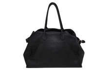 Load image into Gallery viewer, THE ROW ザロウ マルゴー15 ハンドバッグ ブラック レザー シルバー金具 美品 中古 4b009547