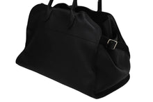 Load image into Gallery viewer, THE ROW ザロウ マルゴー15 ハンドバッグ ブラック レザー シルバー金具 美品 中古 4b009547