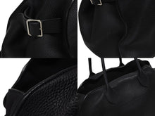 Load image into Gallery viewer, THE ROW ザロウ マルゴー15 ハンドバッグ ブラック レザー シルバー金具 美品 中古 4b009547