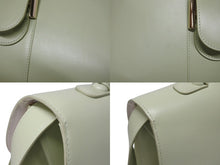 画像をギャラリービューアに読み込む, 極美品 DELVAUX デルボー Brillant GM ブリヨンGM 2WAYバッグ パステルグリーン カーフレザー ゴールド金具 中古 4b009548