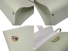 画像をギャラリービューアに読み込む, 極美品 DELVAUX デルボー Brillant GM ブリヨンGM 2WAYバッグ パステルグリーン カーフレザー ゴールド金具 中古 4b009548