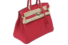 画像をギャラリービューアに読み込む, 新品未使用 HERMES エルメス ハンドバッグ K刻印 バーキン25 ヴォースイフト フランボワーズ シルバー金具 中古 4b009549