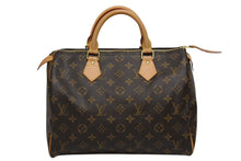 画像をギャラリービューアに読み込む, 極美品 LOUISVUITTON ルイヴィトン スピーディ35 ハンドバッグ M41526 モノグラムキャンバス ゴールド金具 ブラウン 中古 4b009552