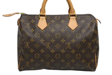 画像をギャラリービューアに読み込む, 極美品 LOUISVUITTON ルイヴィトン スピーディ35 ハンドバッグ M41526 モノグラムキャンバス ゴールド金具 ブラウン 中古 4b009552