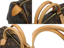 画像をギャラリービューアに読み込む, 極美品 LOUISVUITTON ルイヴィトン スピーディ35 ハンドバッグ M41526 モノグラムキャンバス ゴールド金具 ブラウン 中古 4b009552