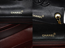 画像をギャラリービューアに読み込む, 極美品 CHANEL シャネル ミニマトラッセ チェーンショルダーバッグ ココマーク 1番台 ラムレザー ブラック ゴールド金具 中古 4b009553