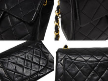 画像をギャラリービューアに読み込む, 極美品 CHANEL シャネル ミニマトラッセ チェーンショルダーバッグ ココマーク 1番台 ラムレザー ブラック ゴールド金具 中古 4b009553