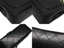 画像をギャラリービューアに読み込む, 極美品 CHANEL シャネル ミニマトラッセ チェーンショルダーバッグ ココマーク 1番台 ラムレザー ブラック ゴールド金具 中古 4b009553