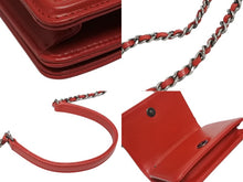 画像をギャラリービューアに読み込む, 極美品 CHANEL シャネル マトラッセ ボーイシャネル ボーイブリック ショルダーバッグ ラムスキン レッド アンティークシルバー金具 中古 4b009554