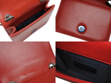 画像をギャラリービューアに読み込む, 極美品 CHANEL シャネル マトラッセ ボーイシャネル ボーイブリック ショルダーバッグ ラムスキン レッド アンティークシルバー金具 中古 4b009554