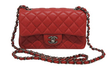 画像をギャラリービューアに読み込む, 極美品 CHANEL シャネル ミニマトラッセ20 Sフラップ Sチェーンショルダーバッグ 19番台 ココマーク キャビアスキン レッド 中古 4b009555