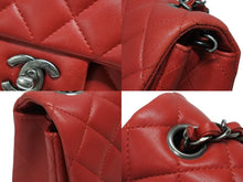 画像をギャラリービューアに読み込む, 極美品 CHANEL シャネル ミニマトラッセ20 Sフラップ Sチェーンショルダーバッグ 19番台 ココマーク キャビアスキン レッド 中古 4b009555
