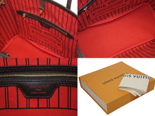 画像をギャラリービューアに読み込む, 新品未使用 LOUIS VUITTON ルイ ヴィトン トートバッグ 新型 ネヴァーフルPM N40600 ダミエエベヌキャンバス ブラウン 中古 4b009558