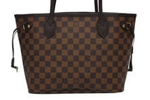 画像をギャラリービューアに読み込む, 新品未使用 LOUIS VUITTON ルイ ヴィトン トートバッグ 新型 ネヴァーフルPM N40600 ダミエエベヌキャンバス ブラウン 中古 4b009558