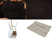Load image into Gallery viewer, 新品同様 LOUIS VUITTON ルイヴィトン ナノ ノエ ショルダーバッグ M41346 モノグラム PVC レザー ブラウン ゴールド 中古 4b009561