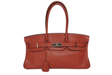 画像をギャラリービューアに読み込む, 極美品 ゴルチェ期 HERMES エルメス ショルダーバーキン トリヨンクレマンス レッド □M刻印 ショルダーバッグ 中古 4b009564