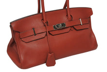 画像をギャラリービューアに読み込む, 極美品 ゴルチェ期 HERMES エルメス ショルダーバーキン トリヨンクレマンス レッド □M刻印 ショルダーバッグ 中古 4b009564