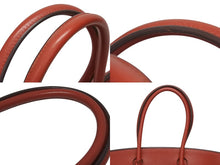 画像をギャラリービューアに読み込む, 極美品 ゴルチェ期 HERMES エルメス ショルダーバーキン トリヨンクレマンス レッド □M刻印 ショルダーバッグ 中古 4b009564