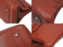 画像をギャラリービューアに読み込む, 極美品 ゴルチェ期 HERMES エルメス ショルダーバーキン トリヨンクレマンス レッド □M刻印 ショルダーバッグ 中古 4b009564