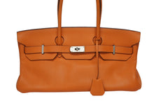 画像をギャラリービューアに読み込む, 極美品 ゴルチェ期 HERMES エルメス ショルダーバーキン オレンジ トリヨンクレマンス ◻︎M刻 シルバー金具 中古 4b009565