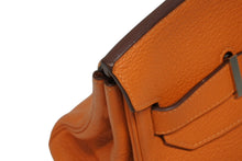画像をギャラリービューアに読み込む, 極美品 ゴルチェ期 HERMES エルメス ショルダーバーキン オレンジ トリヨンクレマンス ◻︎M刻 シルバー金具 中古 4b009565