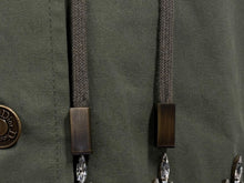 画像をギャラリービューアに読み込む, Christian Dior クリスチャンディオール ノースリーブジャケット 3P12022040 サイズ38 ラインストーン カーキ ガリアーノ期 美品 中古 4b009568