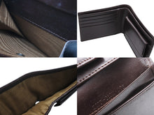 画像をギャラリービューアに読み込む, FENDI フェンディ 二つ折り財布 コンパクトウォレット 31011 ズッカ柄 総柄 ブラウン ブラック 美品 中古 4b009569