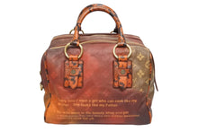 画像をギャラリービューアに読み込む, 極美品 LOUIS VUITTON ルイヴィトン モノグラム リチャードプリンス ジョークス マンクレイジー ハンドバッグ M95737 ルージュ ゴールド金具 中古 4b009570