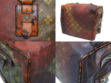 画像をギャラリービューアに読み込む, 極美品 LOUIS VUITTON ルイヴィトン モノグラム リチャードプリンス ジョークス マンクレイジー ハンドバッグ M95737 ルージュ ゴールド金具 中古 4b009570