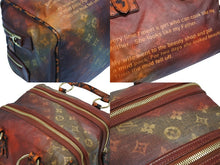 画像をギャラリービューアに読み込む, 極美品 LOUIS VUITTON ルイヴィトン モノグラム リチャードプリンス ジョークス マンクレイジー ハンドバッグ M95737 ルージュ ゴールド金具 中古 4b009570