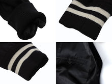 画像をギャラリービューアに読み込む, SAINT LAURENT PARIS サンローランパリ テディジャケット スタジャン 354718 ブラックレザー サイズ48 美品 中古 4b009572