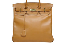 画像をギャラリービューアに読み込む, 極美品 HERMES エルメス オータクロア40 ハンドバッグ アルデンヌ ナチュラル ○Y刻印 ブロンズ金具 中古 4b009574