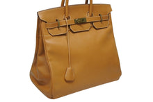 画像をギャラリービューアに読み込む, 極美品 HERMES エルメス オータクロア40 ハンドバッグ アルデンヌ ナチュラル ○Y刻印 ブロンズ金具 中古 4b009574