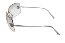 画像をギャラリービューアに読み込む, CHANEL シャネル リムレス サングラス サイズ62◻︎17 120 ココマーク メタル プラスチック グレー シルバー 美品 中古 4b009575