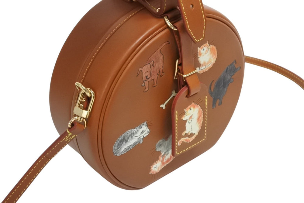 Very good condition LOUIS VUITTON Petite Boite Chapeau 2WAY bag M52972 Catgram Grace Coddington Used 4b009577