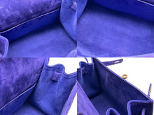 画像をギャラリービューアに読み込む, 極美品 エルメス HERMES ○U刻印 ミニケリー 20 ドブリス パープル 純正ダイヤ付き 外縫い 2WAY ショルダーバッグ 中古 4b009581