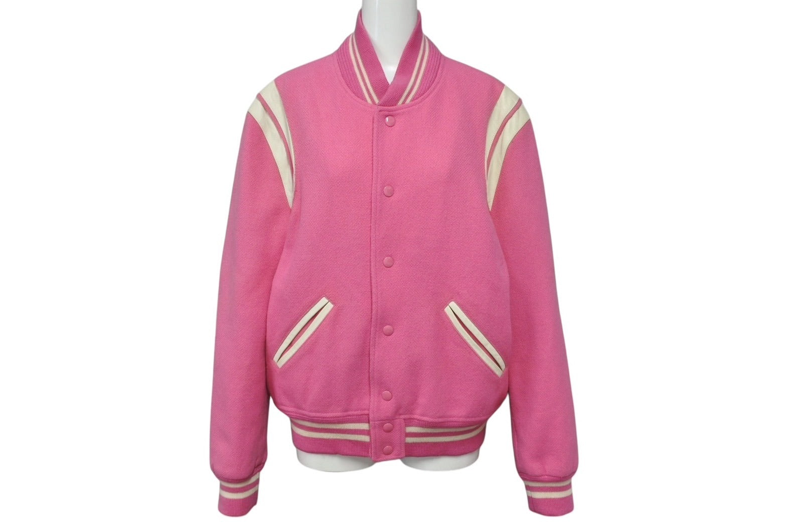 美品 サンローラン 近年 teddy ボンバージャケット ピンク スタジャン SAINT LAURENT – タグ 