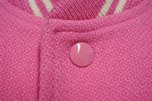 画像をギャラリービューアに読み込む, SAINT LAURENT PARIS サンローランパリ テディジャケット スタジャン 354718 ピンク サイズ42 美品 中古 4b009584