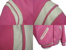 画像をギャラリービューアに読み込む, SAINT LAURENT PARIS サンローランパリ テディジャケット スタジャン 354718 ピンク サイズ42 美品 中古 4b009584