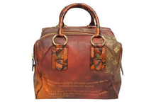 画像をギャラリービューアに読み込む, 極美品 LOUIS VUITTON ルイヴィトン リチャードプリンス ジョークス マンクレイジー ハンドバッグ M95737 ルージュ ゴールド金具 中古 4b0095850