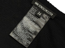 画像をギャラリービューアに読み込む, ANN DEMEULEMEESTER アン ドゥムルメステール タンクトップ ノースリーブ サイズ34 プリント ブラック ホワイト 美品 中古 4b009587