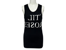 画像をギャラリービューアに読み込む, ANN DEMEULEMEESTER アン ドゥムルメステール タンクトップ ノースリーブ サイズ36 プリント ブラック ホワイト 美品 中古 4b009588