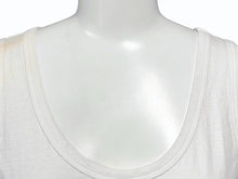 画像をギャラリービューアに読み込む, ANN DEMEULEMEESTER アン ドゥムルメステール タンクトップ ノースリーブ サイズ34 プリント ブラック ホワイト 美品 中古 4b009589