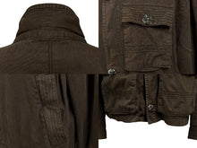 画像をギャラリービューアに読み込む, CHROME HEARTS クロムハーツ CHERRY BOMB チェリーボム ミリタリージャケット サイズM クロスボール カーキ 美品 中古 4b009591