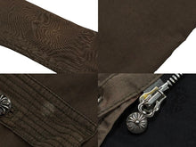 画像をギャラリービューアに読み込む, CHROME HEARTS クロムハーツ CHERRY BOMB チェリーボム ミリタリージャケット サイズM クロスボール カーキ 美品 中古 4b009591