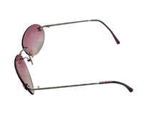 画像をギャラリービューアに読み込む, 極美品 CHANEL シャネル リムレス サングラス アイウェア 4013 c.124/58 サイズ59◻︎16 130 ココマーク ピンク 中古 4b009609