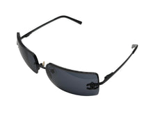 画像をギャラリービューアに読み込む, 極美品 CHANEL シャネル ハーフリム サングラス アイウェア 4092-B c.126/6G 6215 サイズ120 ココマーク ブラック 中古 4b009610