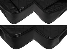 画像をギャラリービューアに読み込む, CHANEL シャネル ビジューチェーン ショルダーバッグ 2番台 ラムスキン ココマーク キルティング ブラック ゴールド金具 美品 中古 4b009611